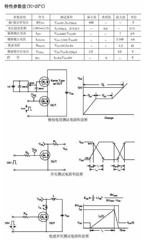 8N60MOS型號