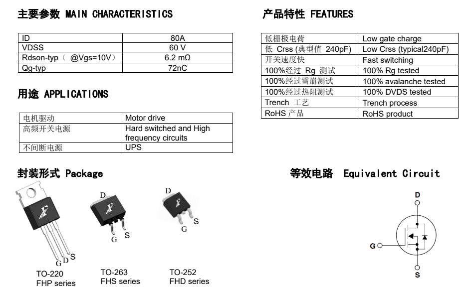 PTP08N06N替代型號